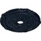 Ekena Millwork Attica with Rose Medallion (Canopies up to 4 1/2"), 26"OD x 3 3/4"ID x 1 1/2"P, Midnight Dream CM26ATMDF - alternate 3
